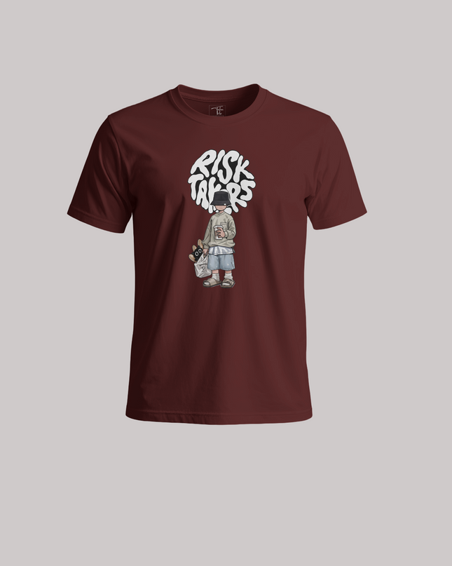 Risk Takers Graphic Unisex Classic Crew T-Shirt