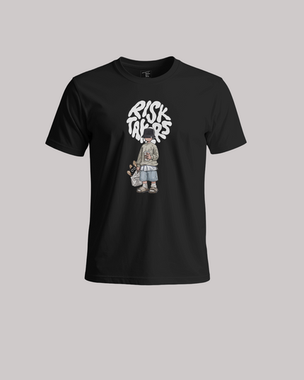 Risk Takers Graphic Unisex Classic Crew T-Shirt