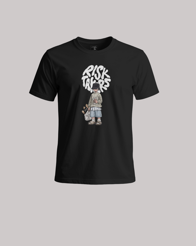 Risk Takers Graphic Unisex Classic Crew T-Shirt
