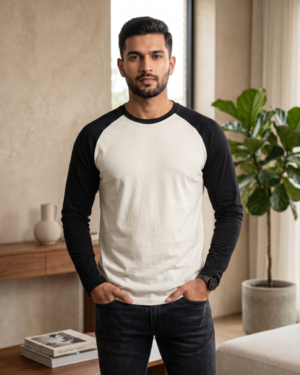 Dual Nature Unisex Raglan T-Shirt