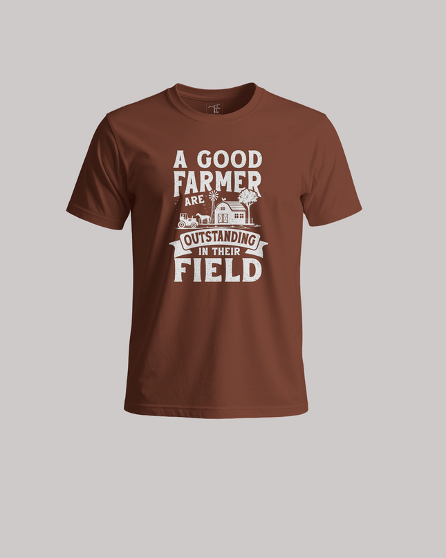 Outstanding Field Farmer Unisex Classic Crew T-Shirt