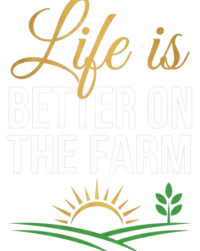 Life Is Better on the Farm Vintage Tractor Print