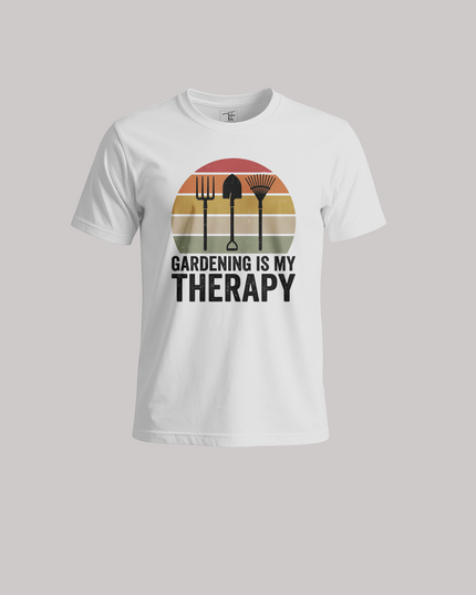 Gardening Is My Therapy Unisex Classic Crew T-Shirt