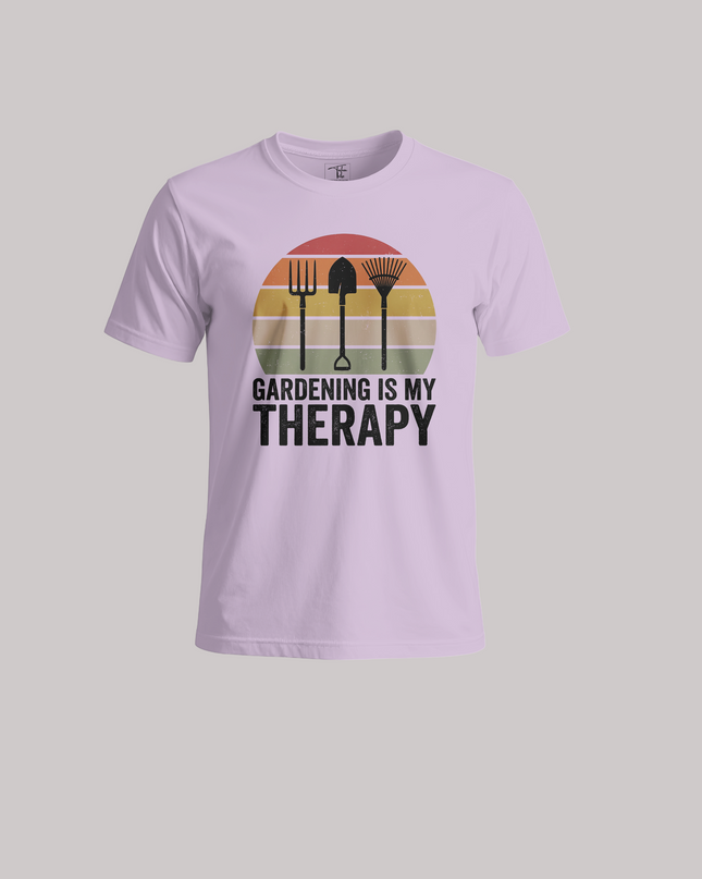 Gardening Is My Therapy Unisex Classic Crew T-Shirt