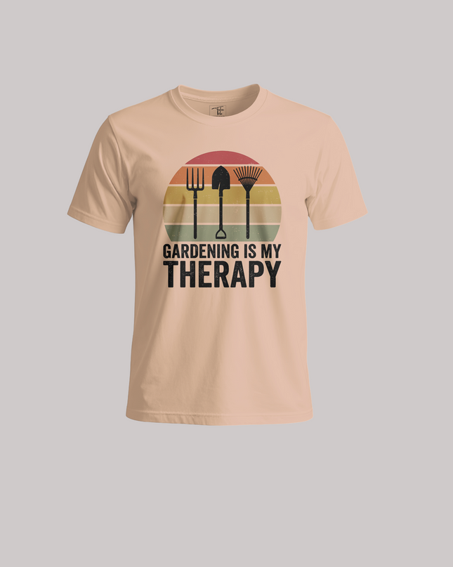 Gardening Is My Therapy Unisex Classic Crew T-Shirt