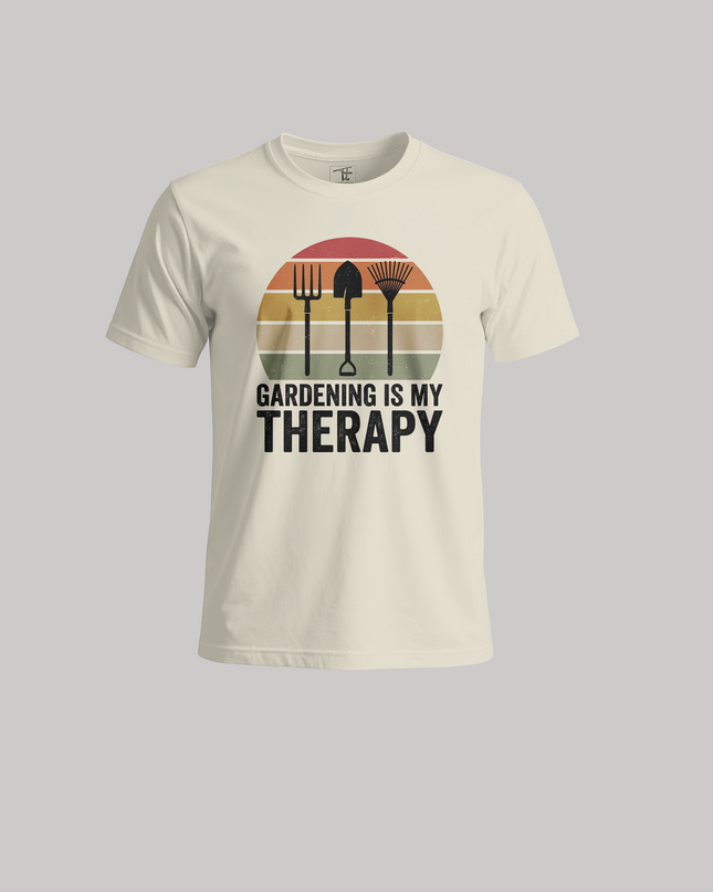 Gardening Is My Therapy Unisex Classic Crew T-Shirt