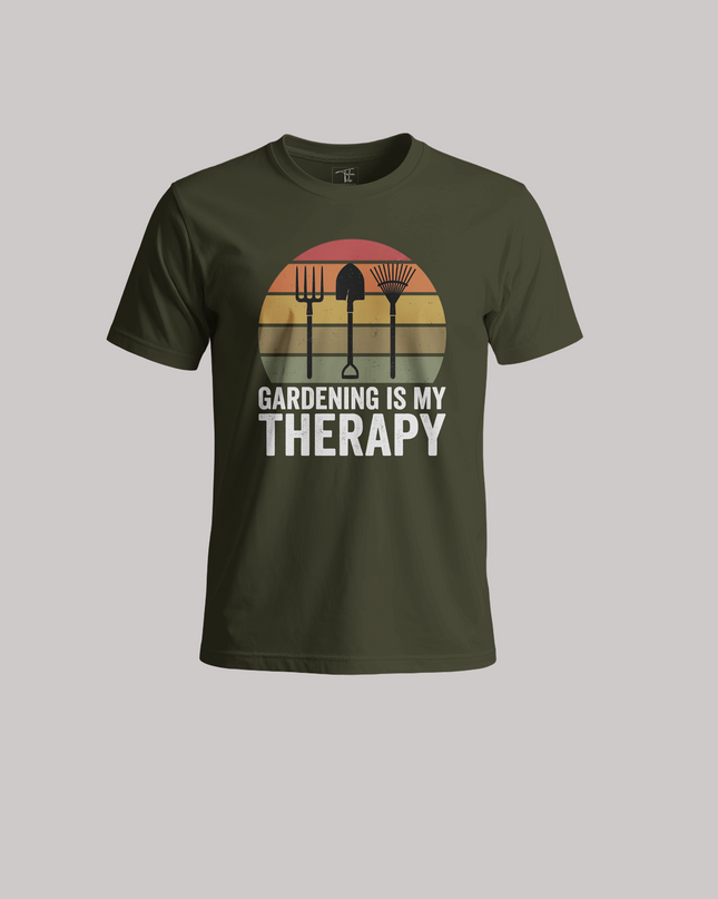Gardening Therapy Unisex Classic Crew T-Shirt