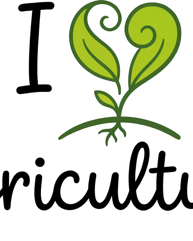 I Love Agriculture Unisex Classic Crew T-Shirt