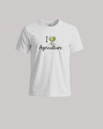 I Love Agriculture Unisex Classic Crew T-Shirt