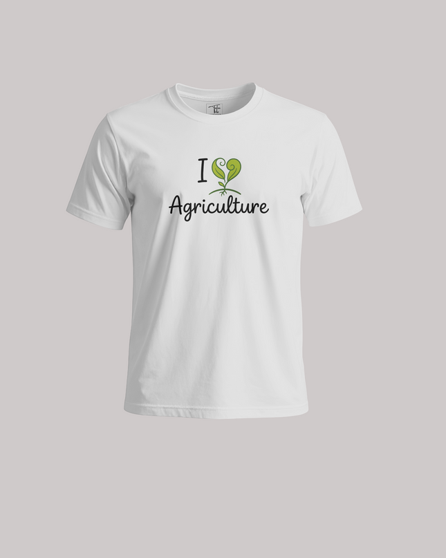 I Love Agriculture Unisex Classic Crew T-Shirt