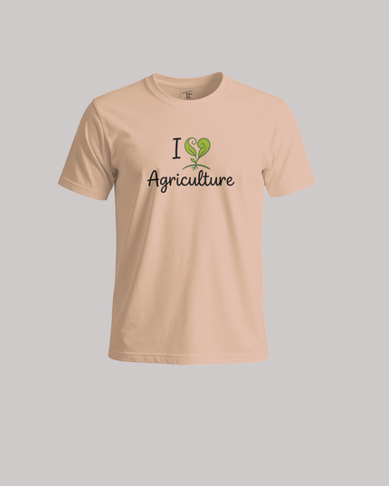 I Love Agriculture Unisex Classic Crew T-Shirt