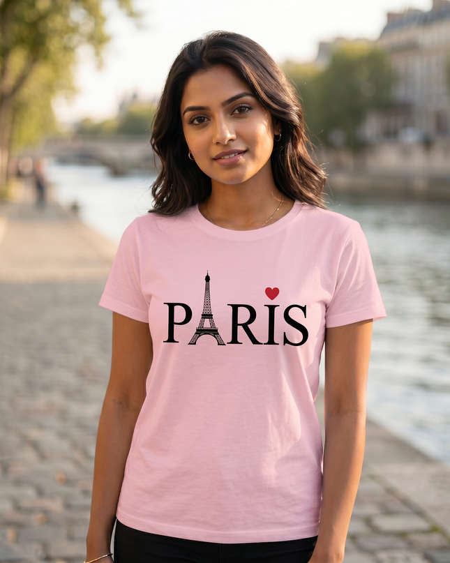 Paris Eiffel Tower Unisex Classic Crew T-Shirt