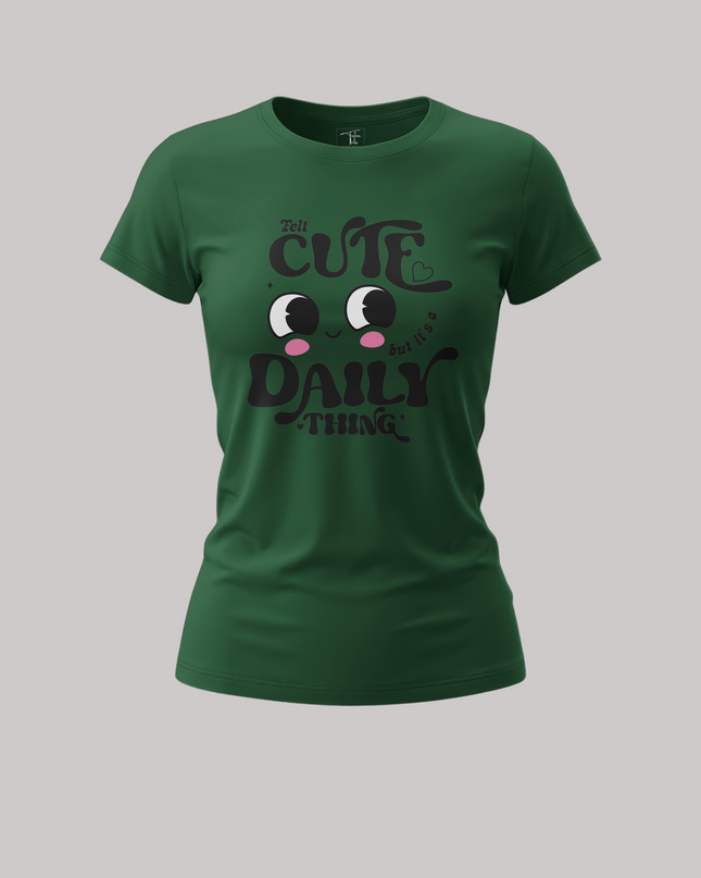 Cute Daily Vibes Graphic Women's Classic T-Shirt