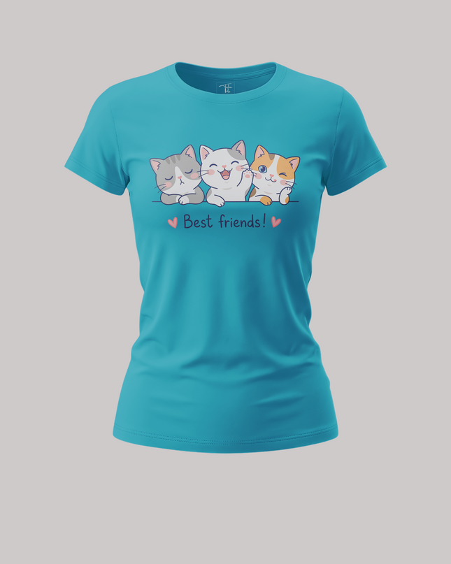 Cute Trio Kitty Graphic Women's Classic T-Shirt