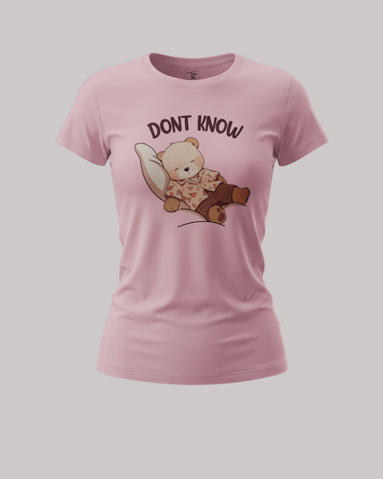 Don’t Know Teddy Graphic Women's Classic T-Shirt