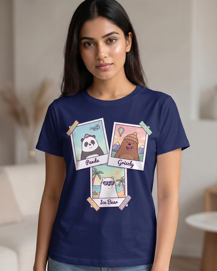 We Bare Bears Adventure Graphic Unisex Classic Crew T-Shirt