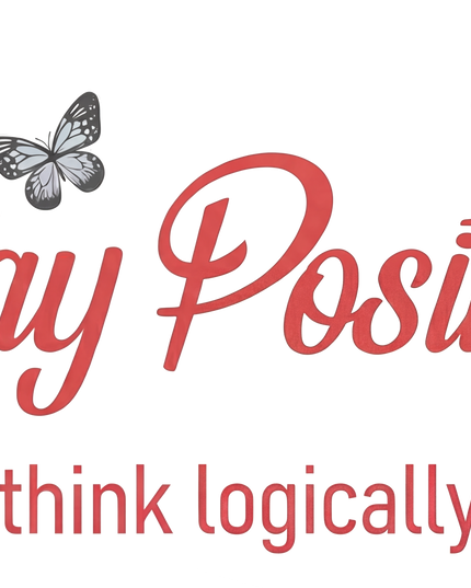 Positive Mindset Butterfly Print Women's Classic T-Shirt