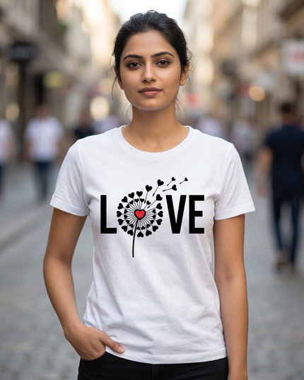 Love Dandelion Unisex Classic Crew T-Shirt