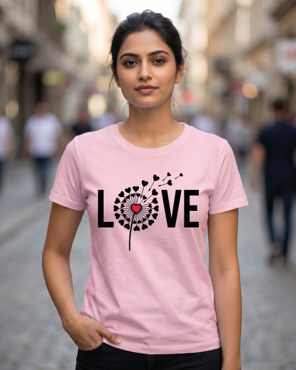 Love Dandelion Unisex Classic Crew T-Shirt
