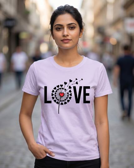 Love Dandelion Unisex Classic Crew T-Shirt