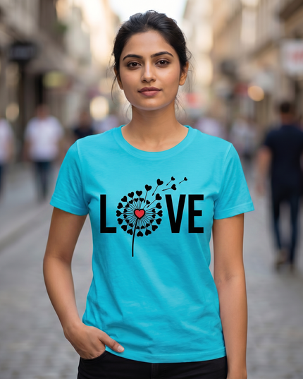 Love Dandelion Unisex Classic Crew T-Shirt