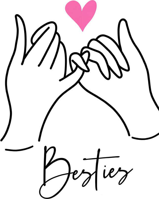 Besties Pinky Promise Graphic Women's Classic T-Shirt