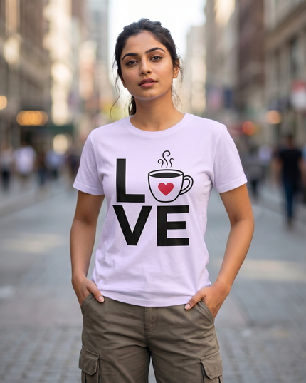 Coffee Love Unisex Classic Crew T-Shirt