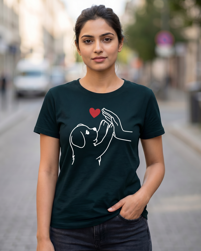 Puppy Love Graphic Unisex Classic Crew T-Shirt