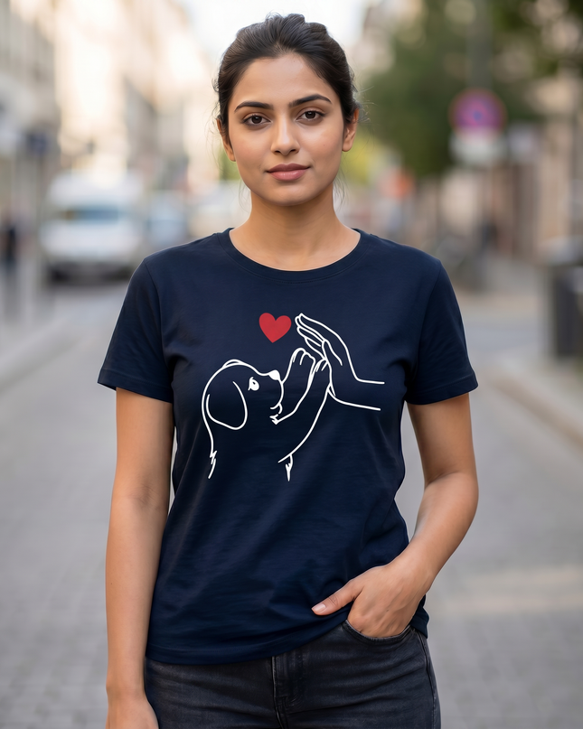 Puppy Love Graphic Unisex Classic Crew T-Shirt