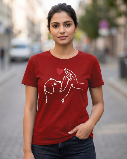 Puppy Love Graphic Unisex Classic Crew T-Shirt