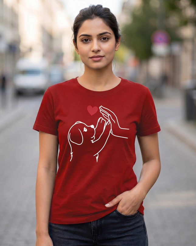 Puppy Love Graphic Unisex Classic Crew T-Shirt
