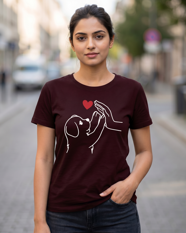 Puppy Love Graphic Unisex Classic Crew T-Shirt