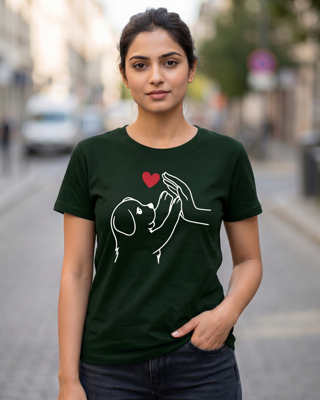 Puppy Love Graphic Unisex Classic Crew T-Shirt