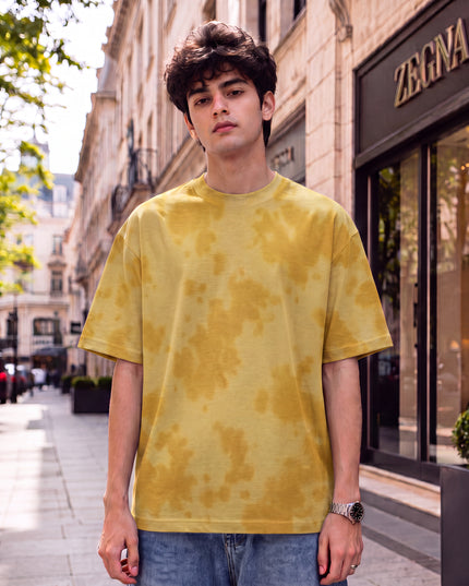 Golden Desert Unisex Tie Dye Oversized T-Shirt