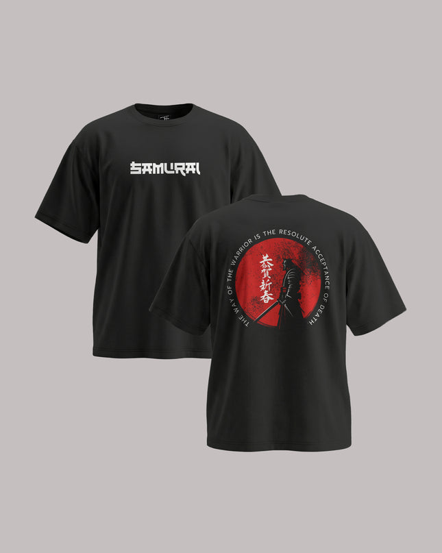 Japan Samurai Warrior Unisex Oversized Classic T-Shirt