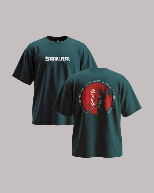 Japan Samurai Warrior Unisex Oversized Classic T-Shirt
