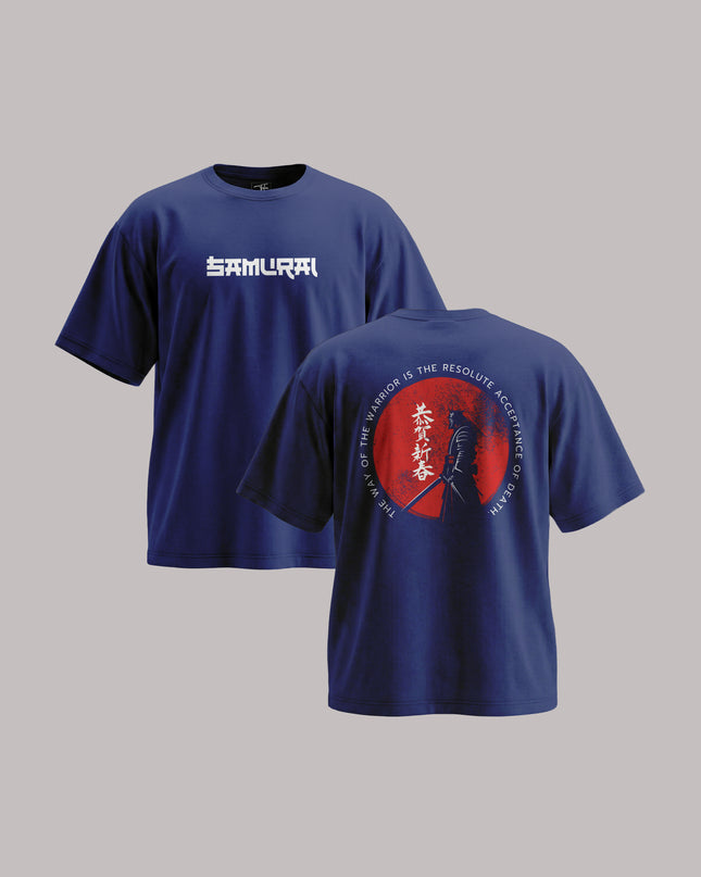 Japan Samurai Warrior Unisex Oversized Classic T-Shirt