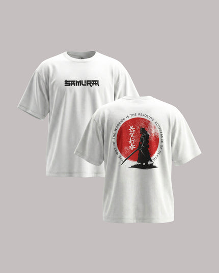 Japan Samurai Warrior Graphic Unisex Oversized Classic T-Shirt