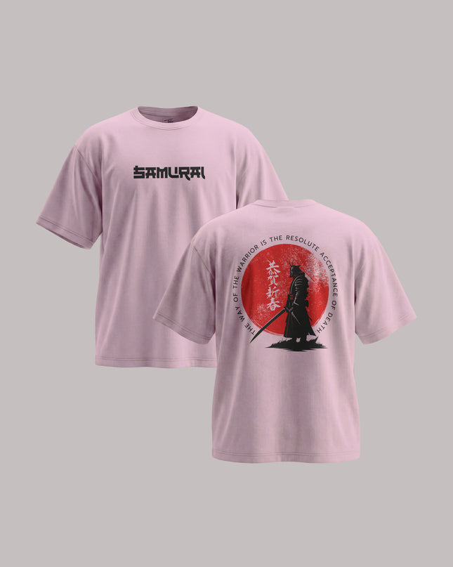 Japan Samurai Warrior Graphic Unisex Oversized Classic T-Shirt