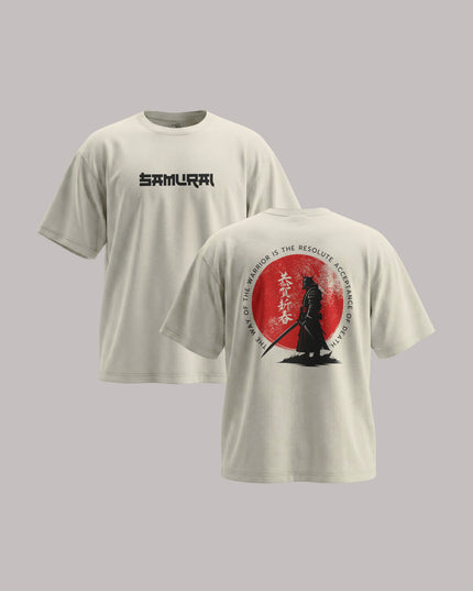 Japan Samurai Warrior Graphic Unisex Oversized Classic T-Shirt