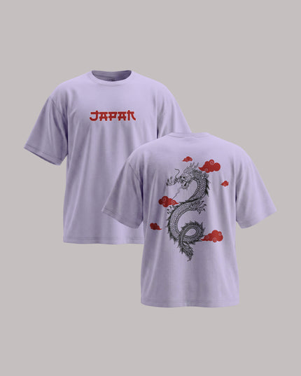Japan Dragon Graphic Unisex Oversized Classic T-Shirt