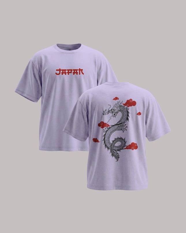 Japan Dragon Graphic Unisex Oversized Classic T-Shirt