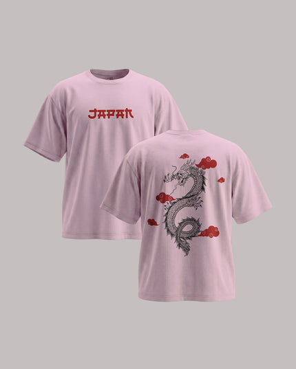 Japan Dragon Graphic Unisex Oversized Classic T-Shirt