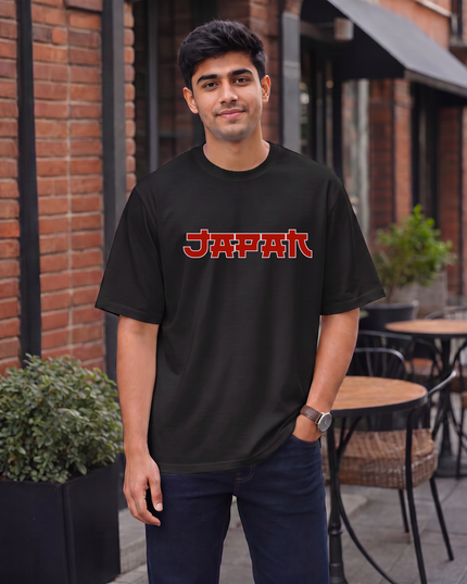 Japan Bold Graphic Oversized Classic T-Shirt