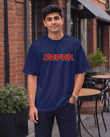 Japan Bold Graphic Oversized Classic T-Shirt