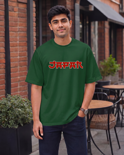 Japan Bold Graphic Oversized Classic T-Shirt