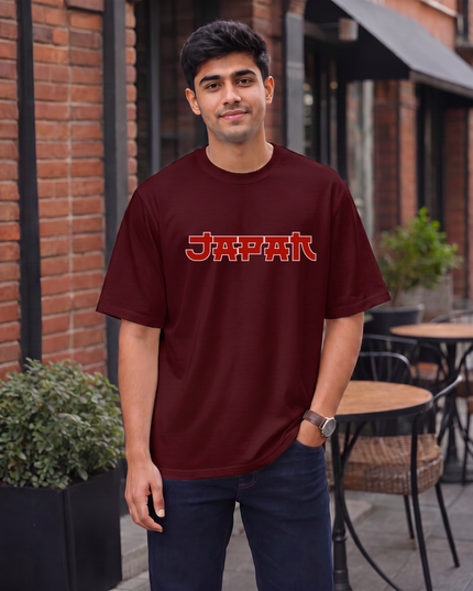 Japan Bold Graphic Oversized Classic T-Shirt