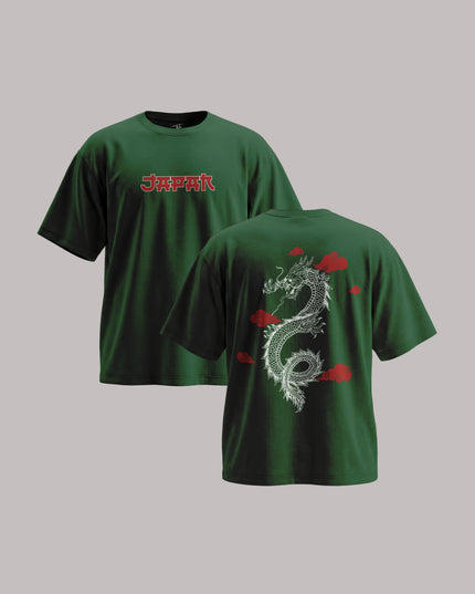 Japanese Dragon Unisex Oversized Classic T-Shirt