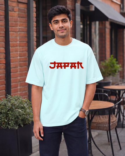 Japan Minimal Graphic Oversized Classic T-Shirt