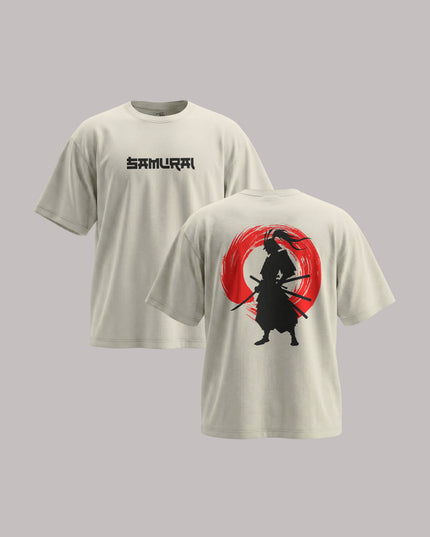 Japan Samurai Warrior Unisex Oversized Classic T-Shirt